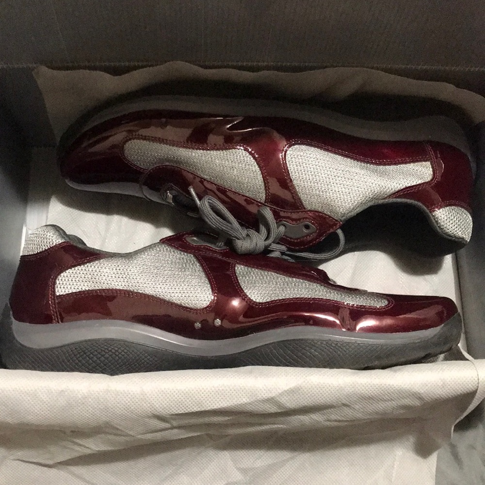 Prada’s (Burgundy/Maroon color)